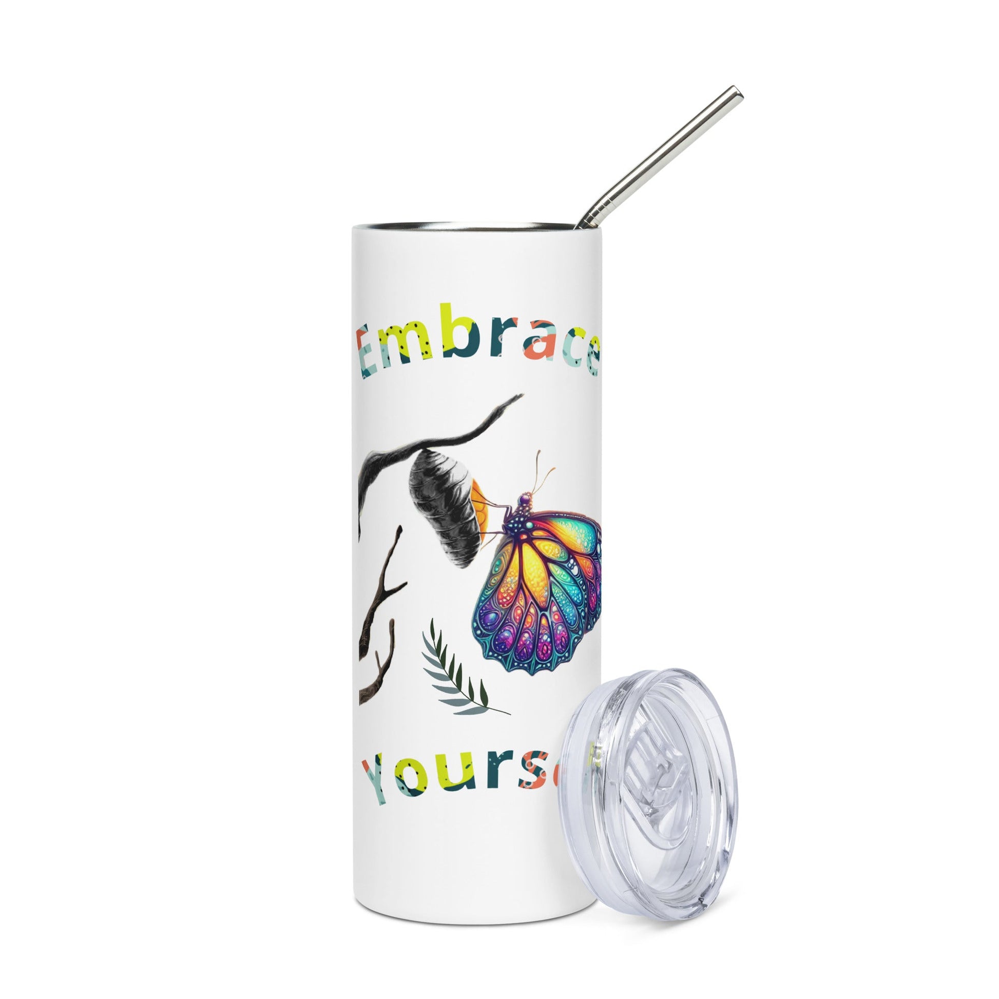 TrendOasi tumbler Black & White Tumblers || Stainless-Steel